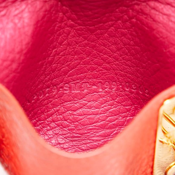 Fendi Selleria 6-ring key case 8AP079 Pink Leather Women's FENDI - Picture 9 of 11